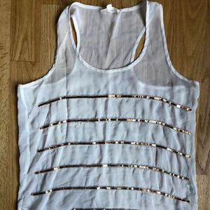 Iris LA Cream Shear Tank